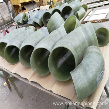 Customized FRP GRP Fiberglass Pipe Fittings Elbow